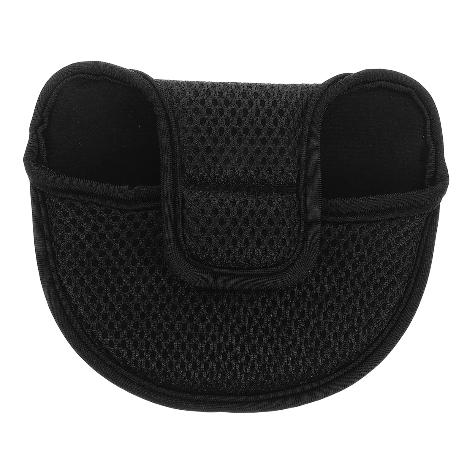 

Golf Club Cover Putter Headgear Black Protection Mesh Nylon Semicircular Design Golf Enthusiasts Accessories Essentials