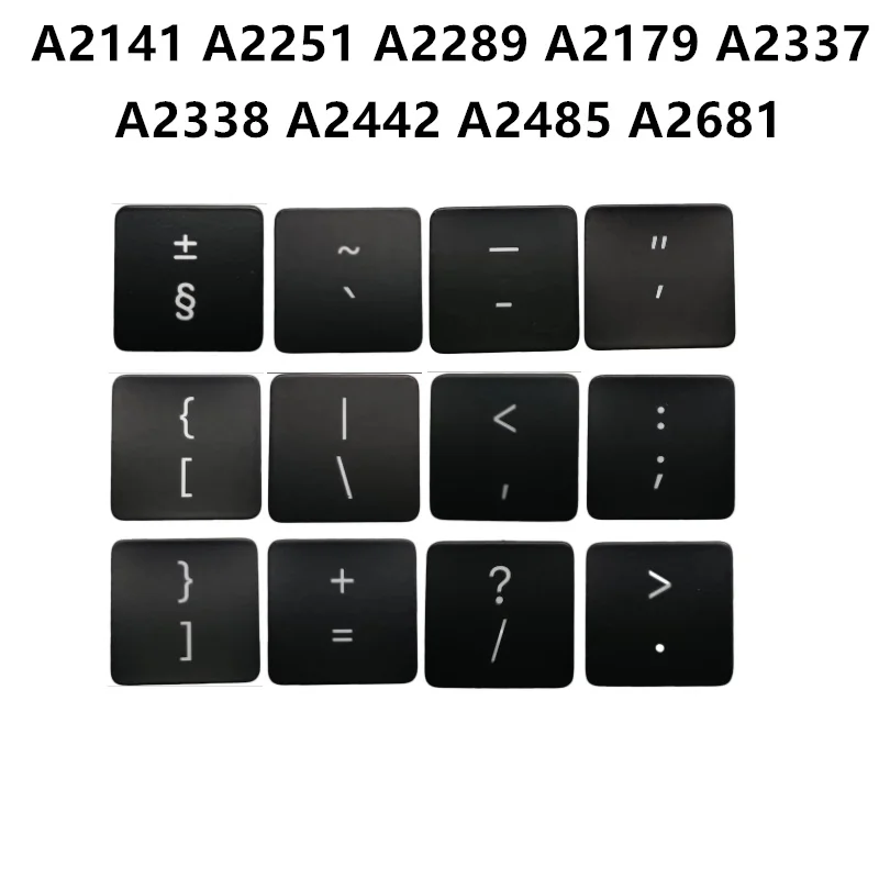 For Macbook Pro Symbol key cap A2141 A2251 A2289 A2337 A2338 A2442 A2681 A2941 Key cap