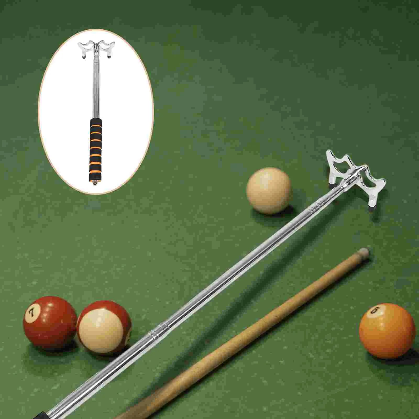 

Cue Pool Table Billiard Extension Club Stainless Steel Snooker Bridge Stick Billiards