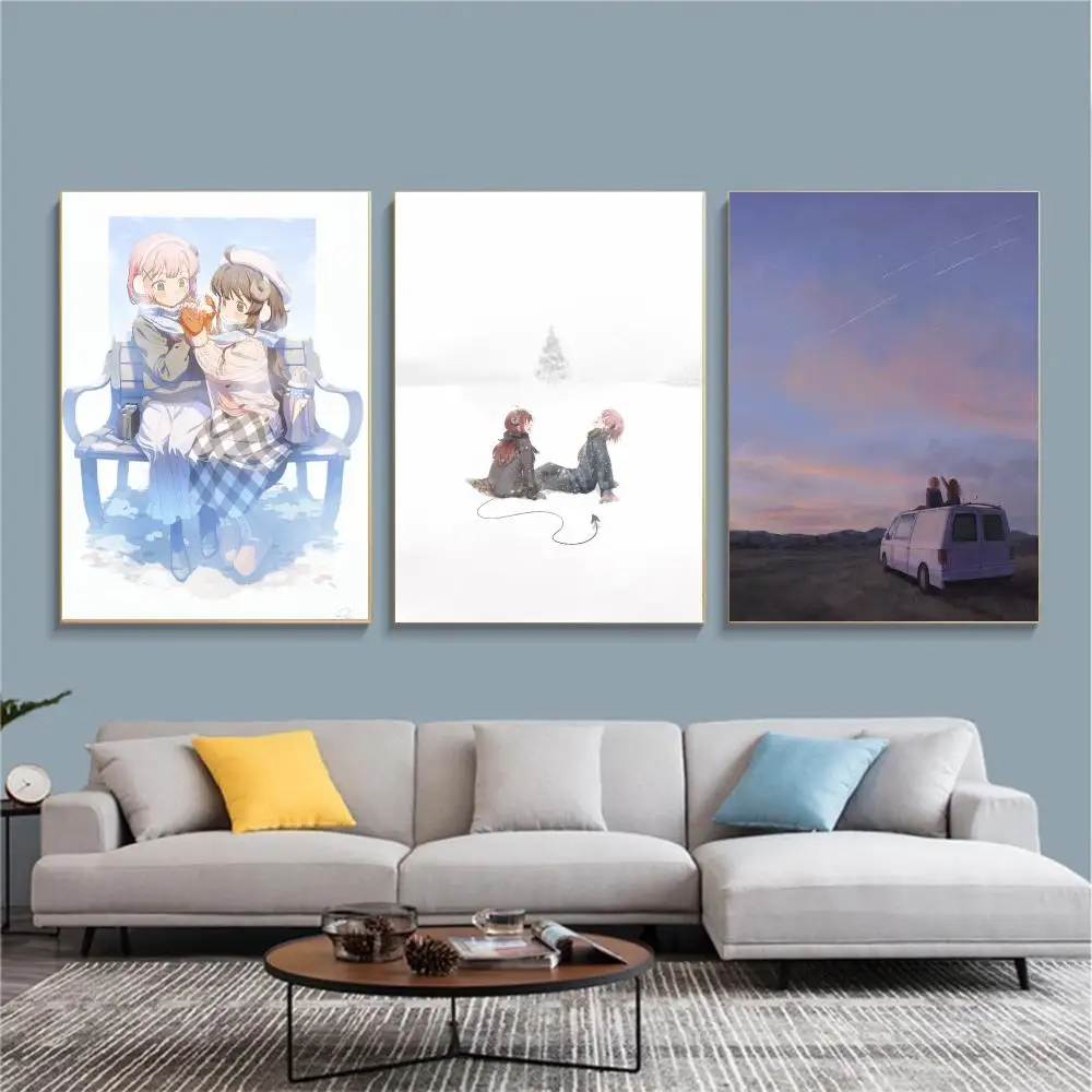 anime T-The Demon Girl Next Door-R Painting Calligraphy Nature Inspired Artwork for Living Room  Home Decoration