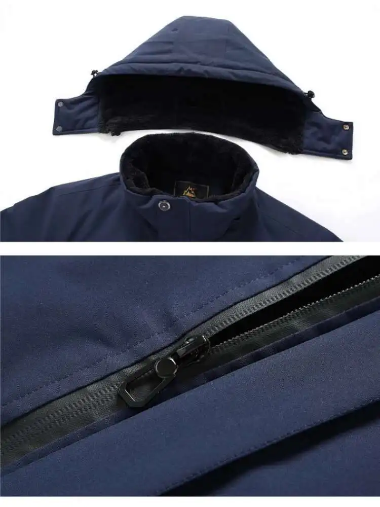 

10XL Мужская зимняя парка больших размеров, водонепроницаемая флисовая теплая куртка с капюшоном, мужское плюшевое пальто, мужская большая верхняя одежда 9XL, ветровка, анорак