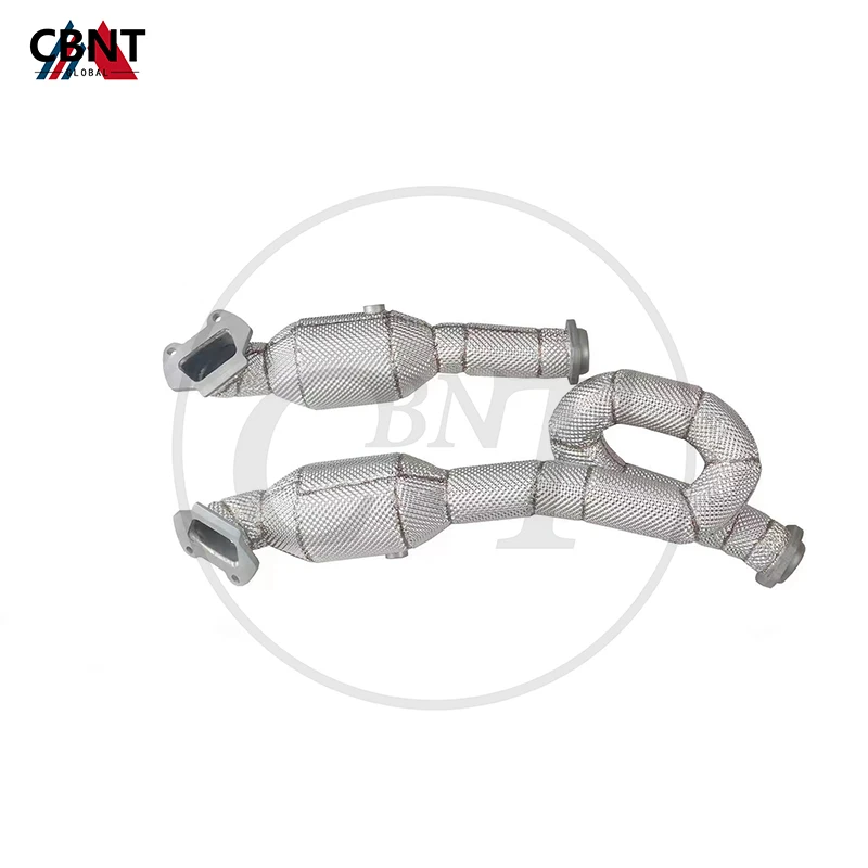 

CBNT for Jeep Wrangler Gladiator 3.6L Exhaust-pipe Downpipe Catted/Catless Exhaust-headers with Heat Shield Exhaust System