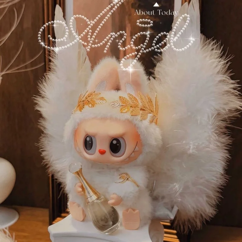 

Only Selling Clothes Plush Seats Party Figurines Second-Generation Labubu Clothes Vinyl Blind Boxes Pendant Sets Angels