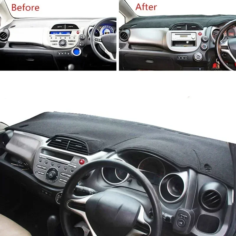 

For Honda Fit Shuttle 2011 2012 2013 2014 Dashboard Cover Mat Pad Dashmat Sun Shade Dash Board Instrument Carpet Car Accessories