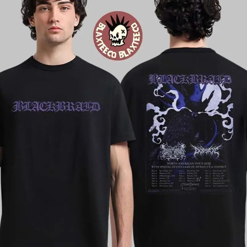 Blackbraid North American Tour 2025 Mystic Schedule Dates T Shirt