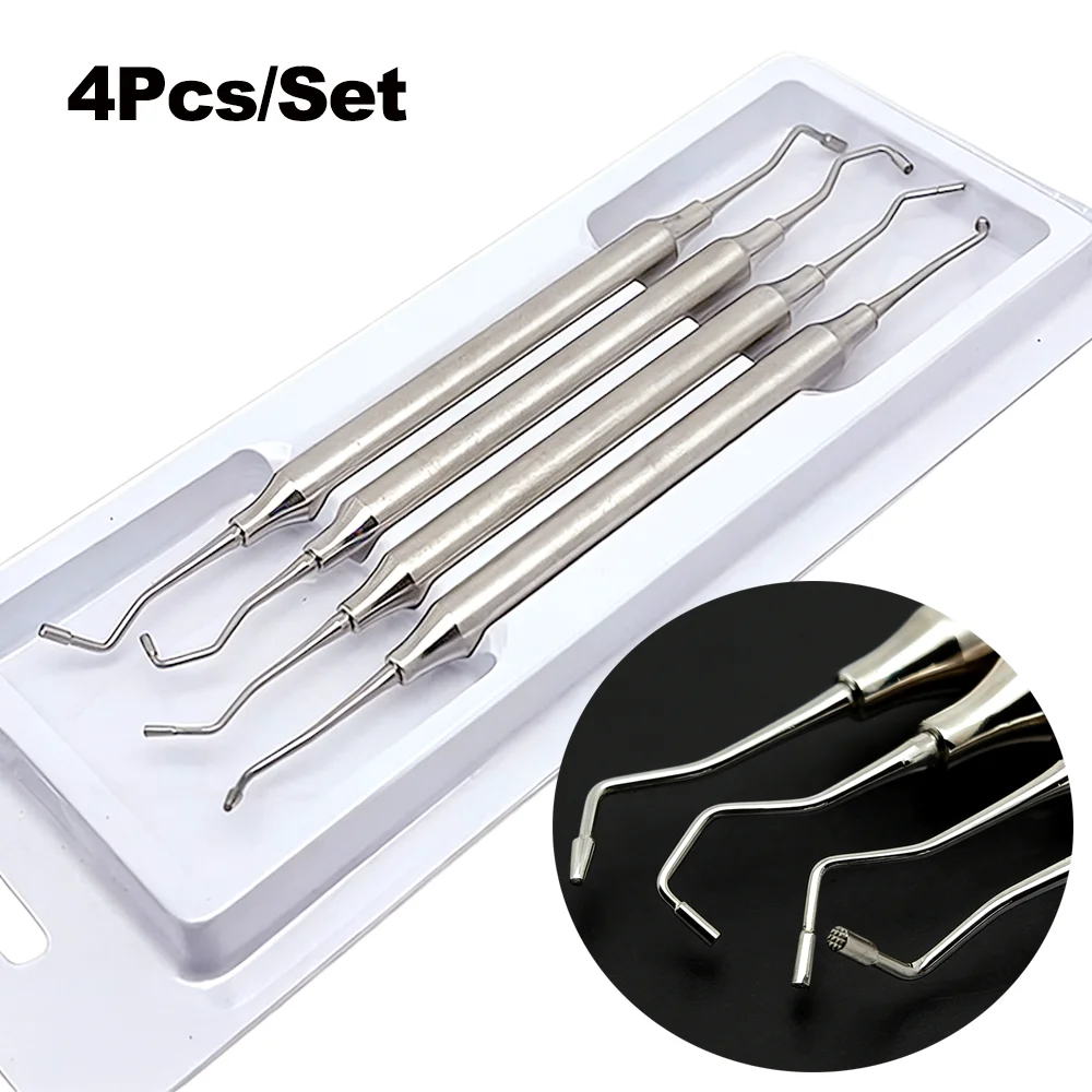 Dental Bone Powder Delivery Kit Burnisher Plugger Graft Filling Instrument Set Professional