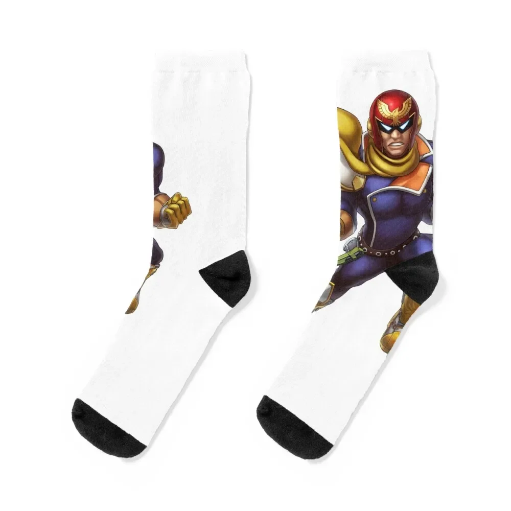 Captain Falcon Socks happy designer designer brand gifts Ladies Socks Men's essential sport cute Men's Socks Women's