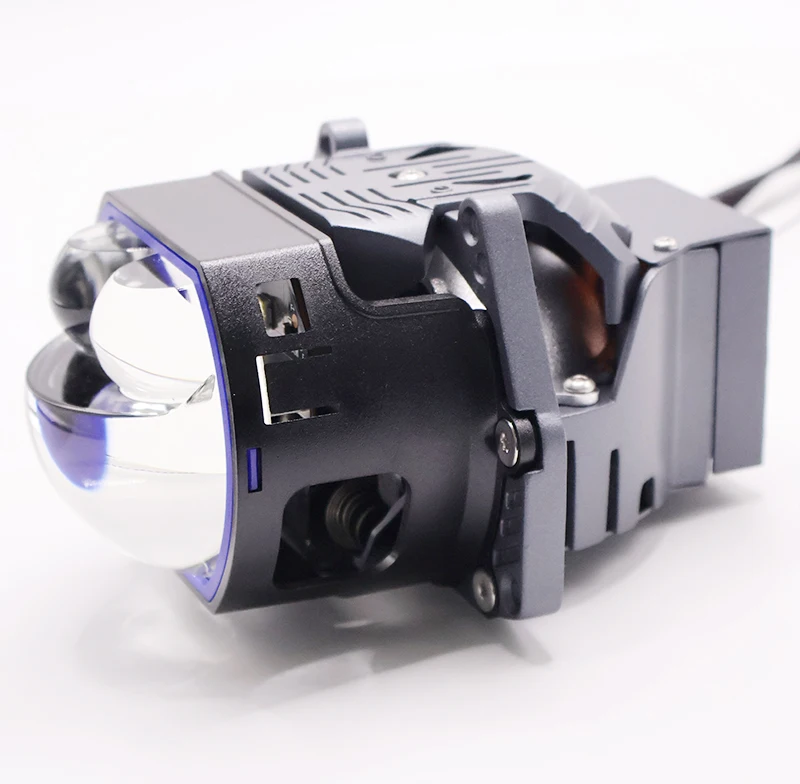 Car Accessories square Lens Bi LED Projector 3.0 Inch Direct Illuminating Led Automotive Headlight 75W 8000lm for Lexus for Benz