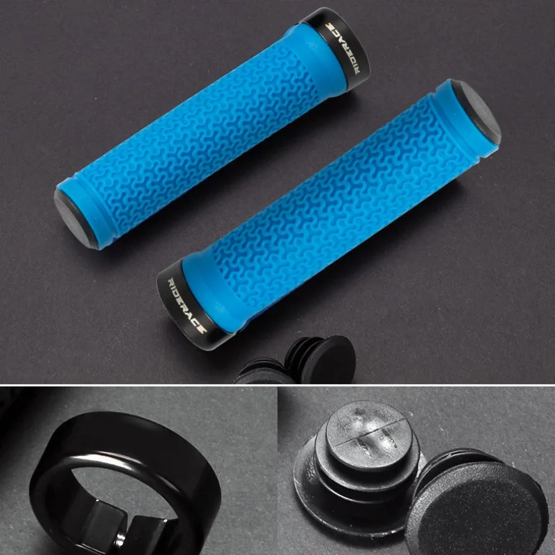 

Soft Comfortable Bicycle Handlebar Grips Rubber Cycling Accessories Non-Slip Ergonomic Bike Handle Cover for Road Mountain Bikes