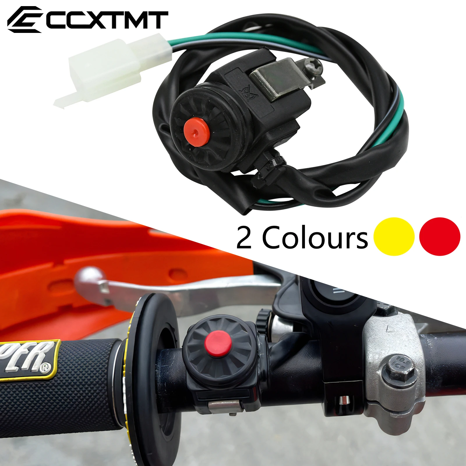 AliExpress NONE Motorcycle ATV Start and Kill Switch NO/OFF Horn Button Commonly Open Electrical Converter For Motocross Dirt Bike UVT Universal
