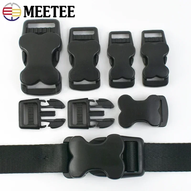 15-25mm Plastic Buckles for Backpack Strap Quick Release Clourse Buckle Dog Collar Clasps Bag Webbing Hooks DIY Accessories