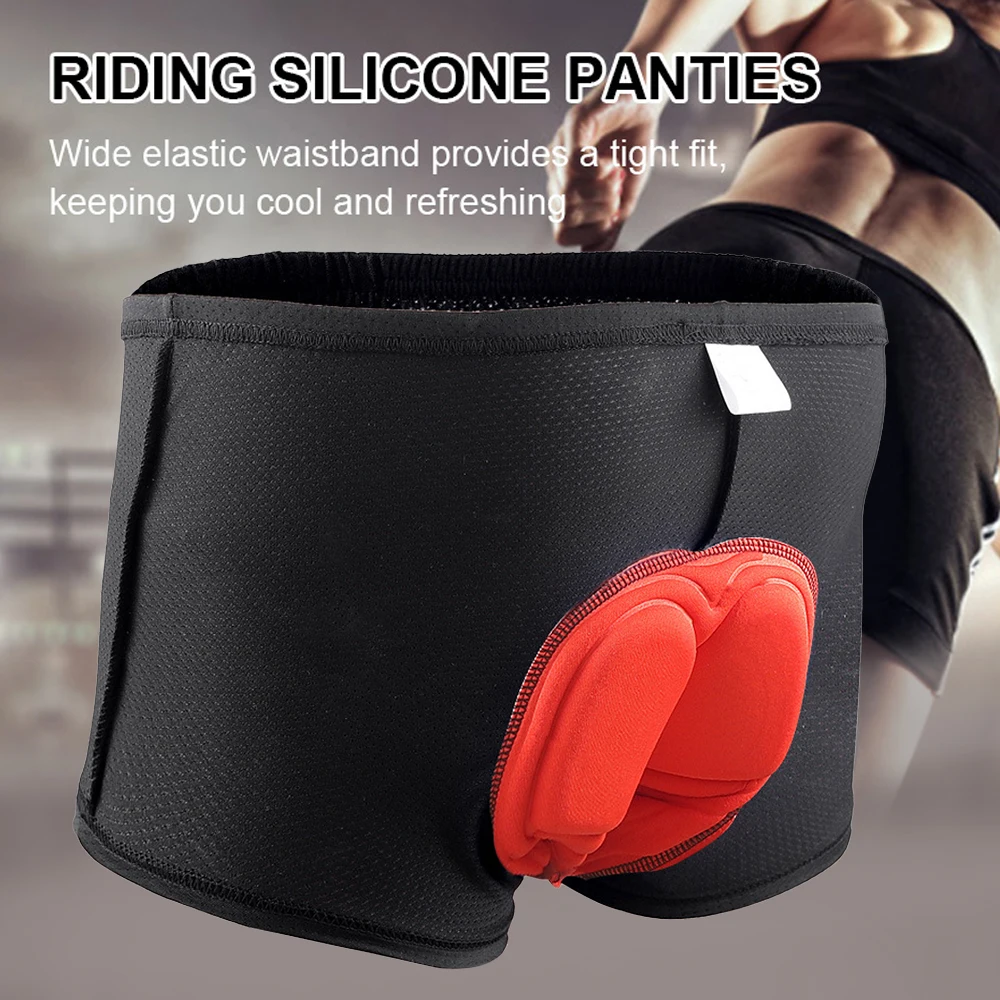 Cycling Shockproof Underwear Shorts Thickened Silicone Mountain Cycling Pants Breathable MTB Road Bicycle Quick Dry Underpants