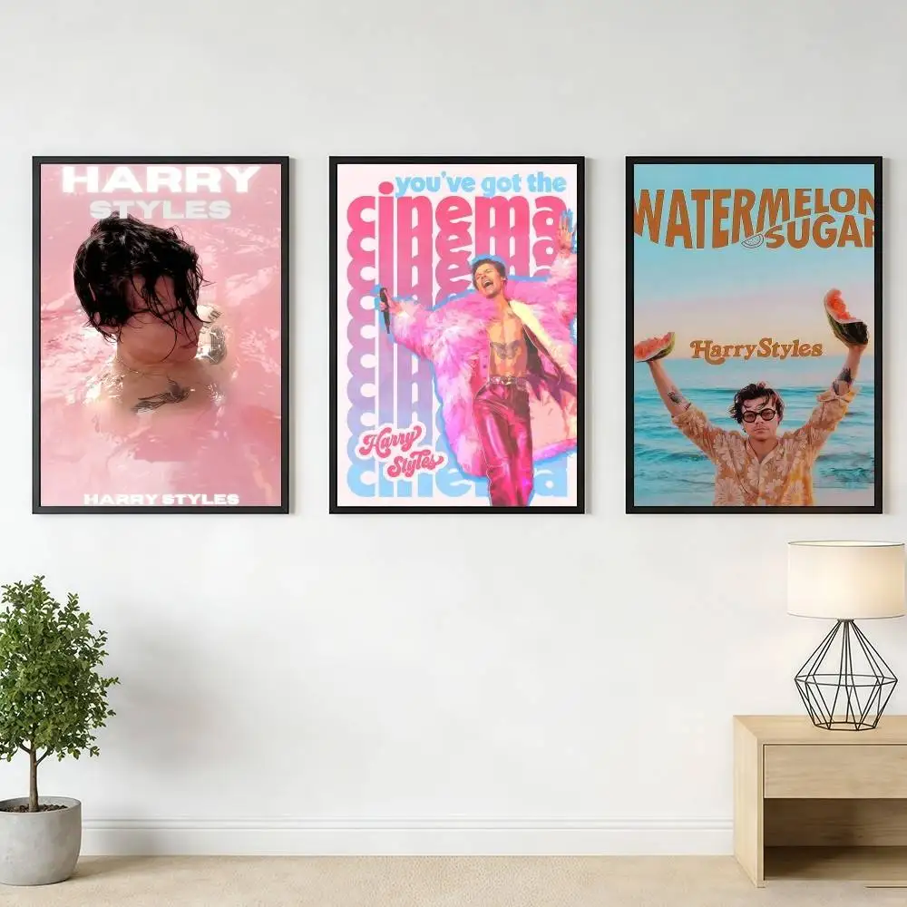Singer H-HarryS S-StylesS CP Poster Stickers Art Print Retro Artistic Wall Decor HD Living Room Bedroom Home Decor Unique Gift
