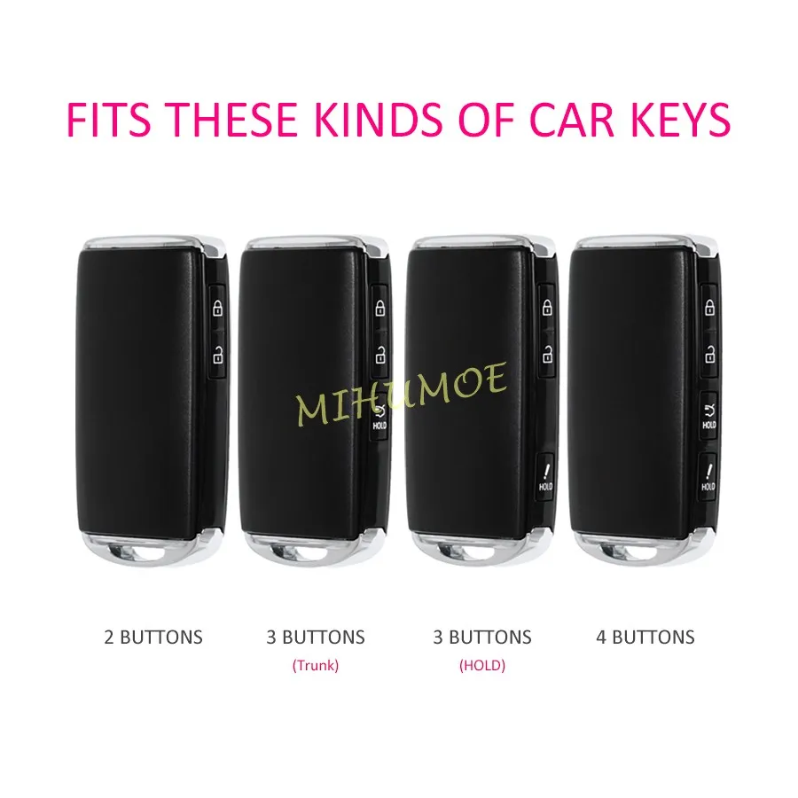 For 2021-2026 Mazda 3 6 CX-30 CX-3 CX-50 CX-5 CX-60 CX-70 CX-90 CX-9 MX-30 MX-5 Silicone Car Key Case Cover Shell 2/3/4/5 Button