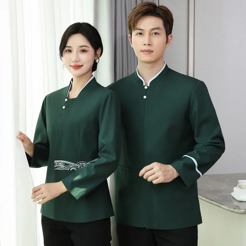 

Long Sleeve Cleaning Uniform for Women Hotel Guest Room CleanerPAWorkwear for Property Management Ladies in Autumn and Winter