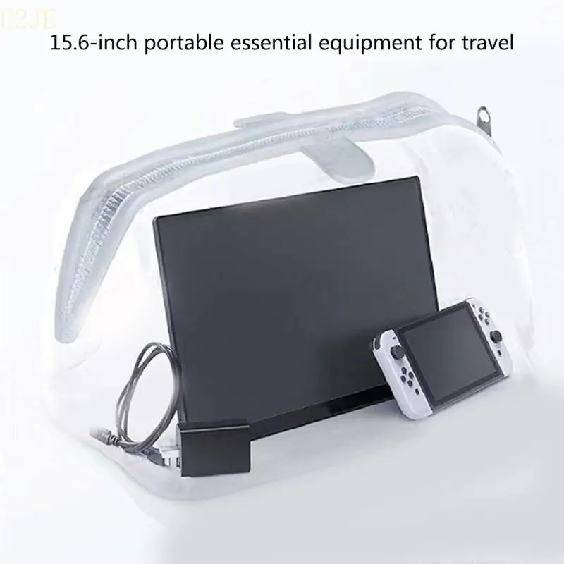 شاشة U2JE المحمولة 15.6inch FHD 1080p جهاز الكمبيوتر المحمول USB C Gaming Ultra-Slim