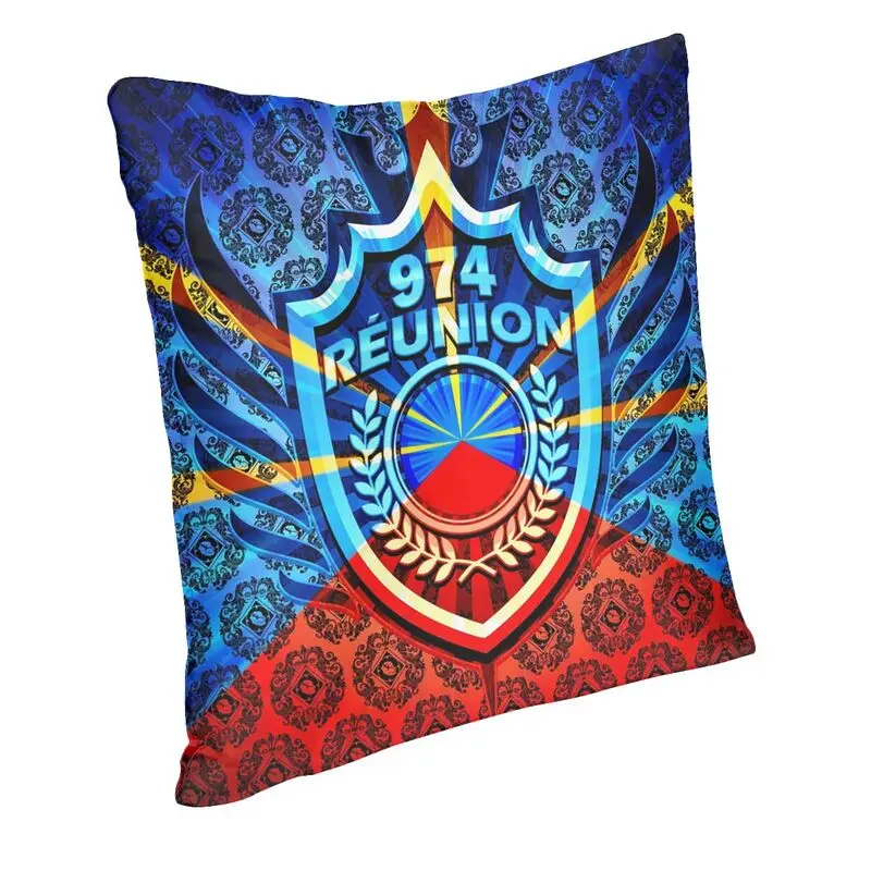 Fashion 974 Reunion Cushion Covers 40x40cm Polyester Maveli Coat Of Arms Pillow Case Sofa Car Square Pillowcase Home Decorative