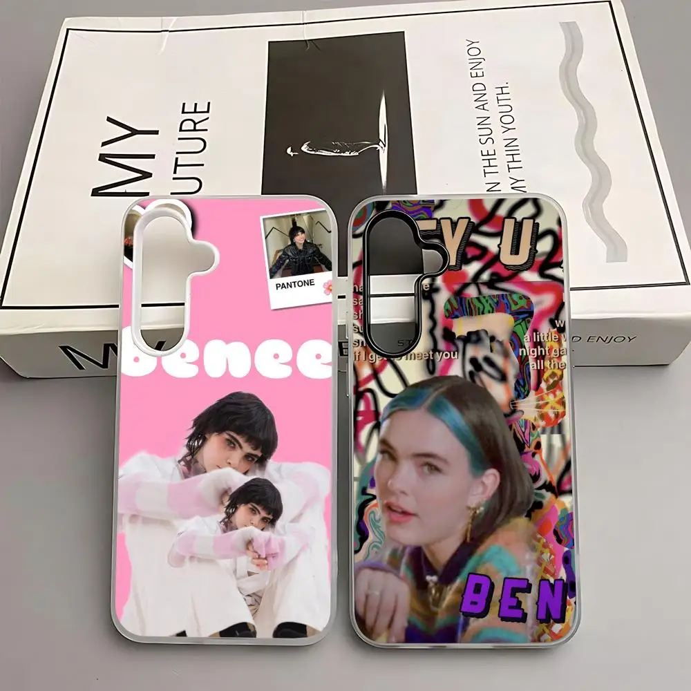 Чехол Benee для Samsung A57 A16 A56 A36 A26 A55 A54 A15 A35 A25, белый, 2-в-1, гелевый чехол