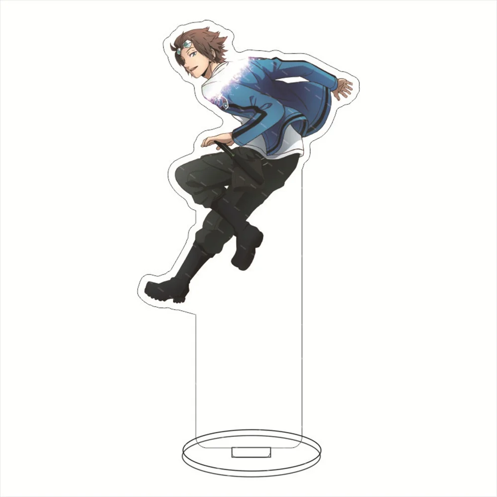 

World Trigger Anime Acrylic Stand Doll OSAMU MIKUMO YUICHI JIN CHIKA AMATORI YUMA KUGA Figure Model Plate Cosplay Toy for Gift