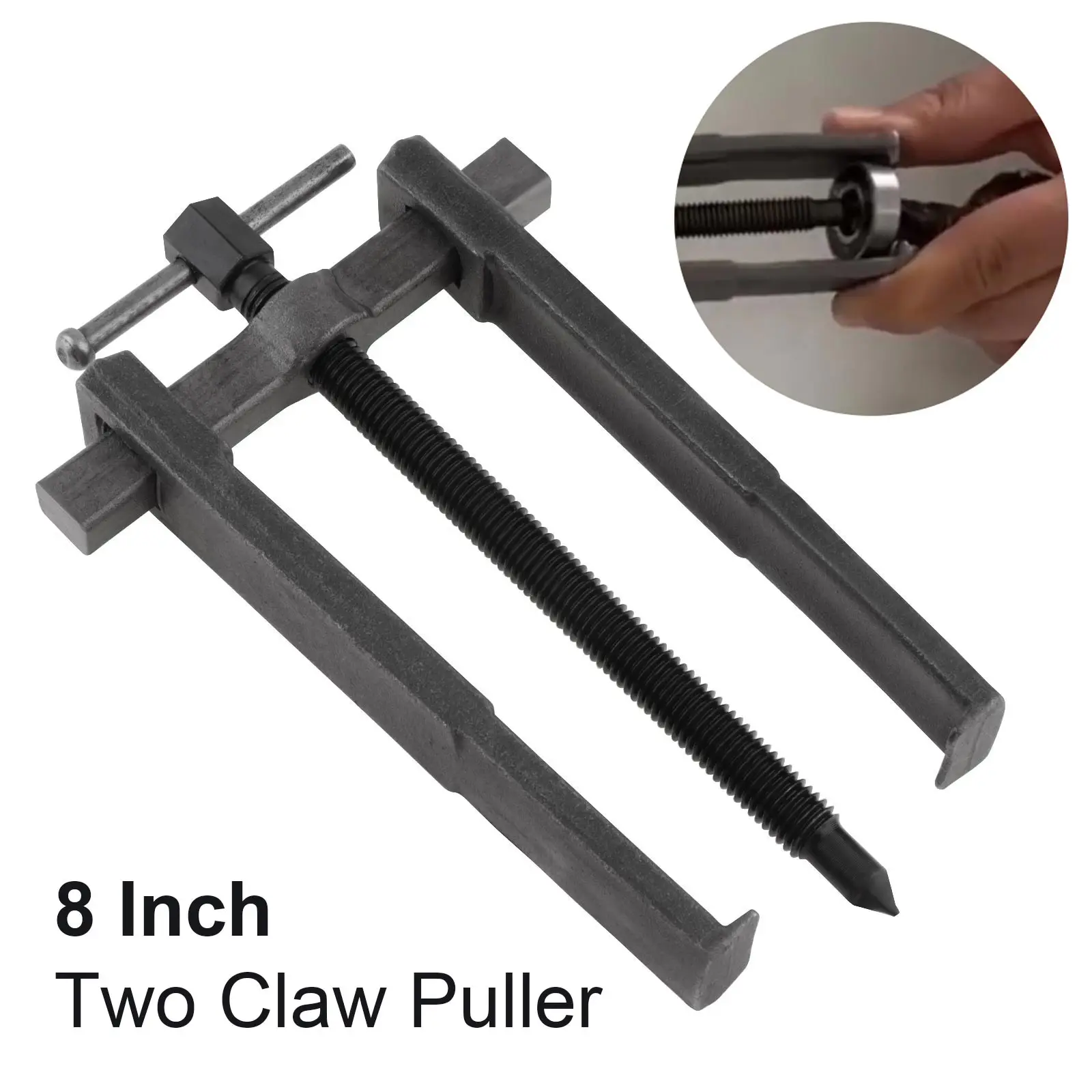 

3/4/6/8 Inch Puller Two Claw Bearing Puller Carbon Steel Pump Pulley Remover Hand Tools Adjustable Automotive Gear Puller