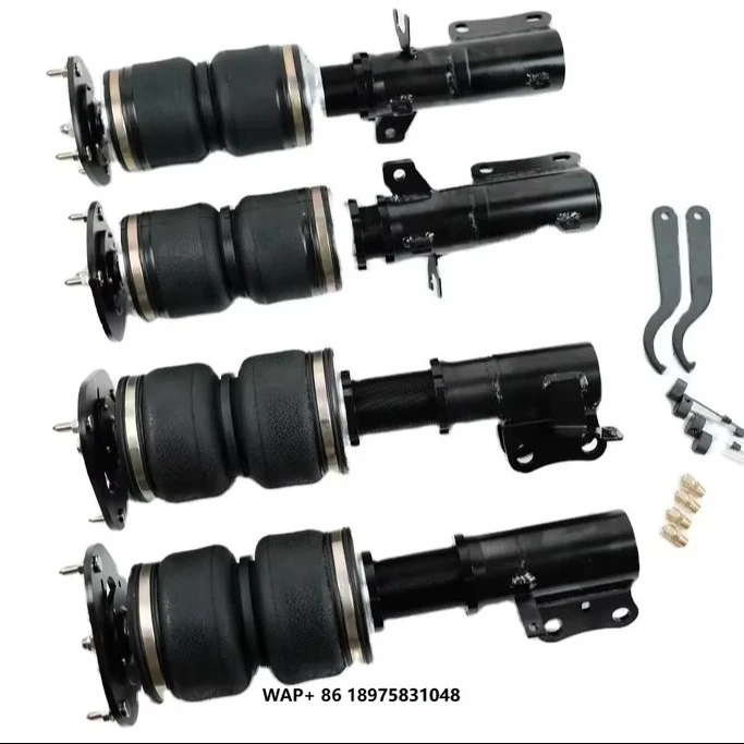 

Durable Air Shock Absorbers with Adjustable Pressure & Universal Mounting Kits for