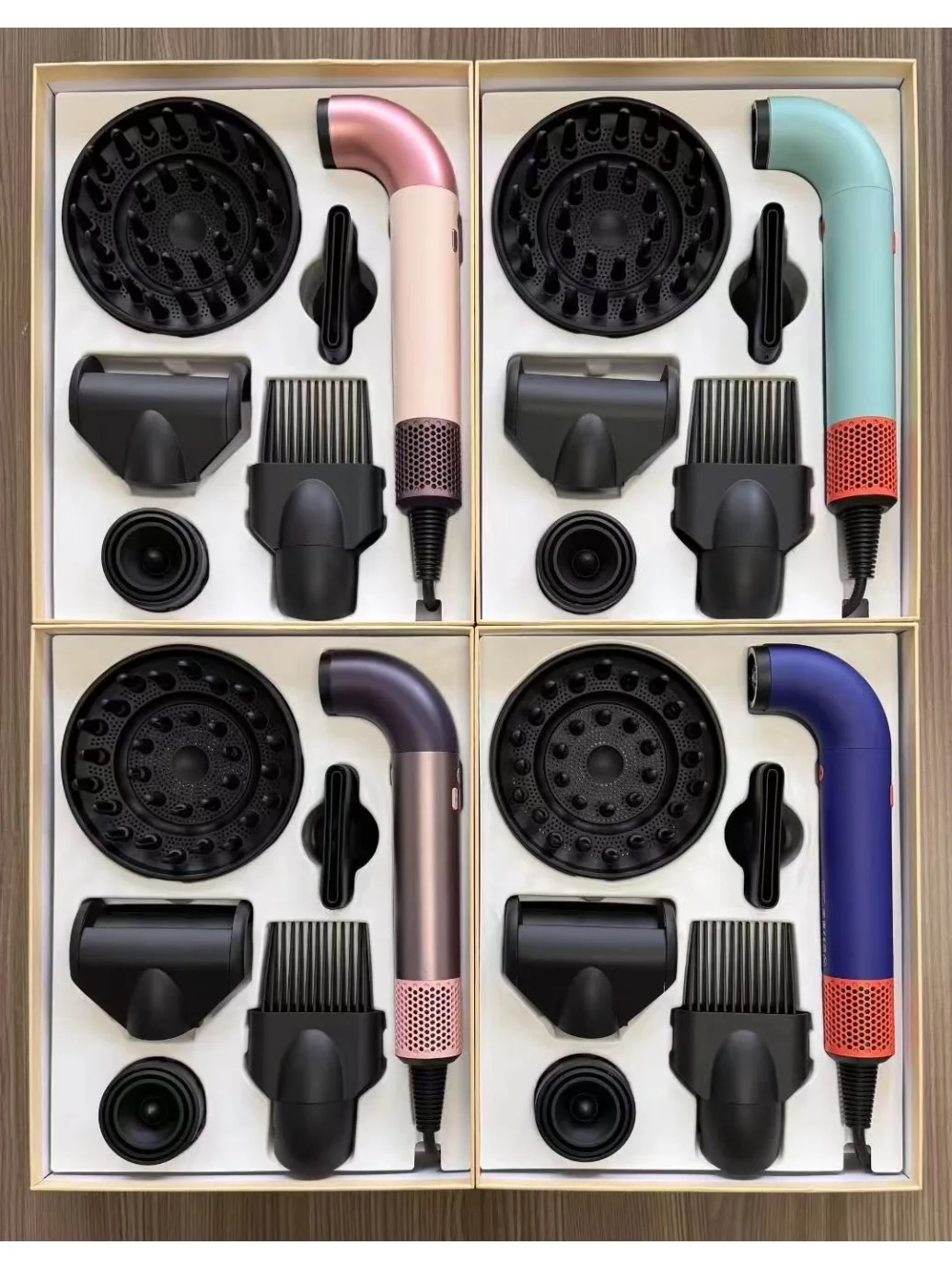 

-Фен с высокоскоростной насадкой для быстрого сушки фена HD18 с отрицательными технологиями, вилка европейского стандарта, вилка стандарта Великобритании, вилка стандарта США, корейская вилка