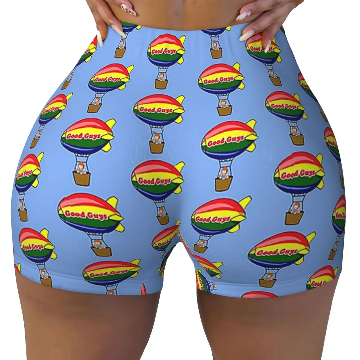 Good Guys Criança Play Chucky - Boneca Assassina - Balão de Ar Quente Mulheres Ginásio Treino Correndo Shorts Atlético Biker Yoga Shorts