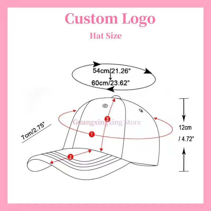 custom Logo hats unisex adjustable hats are suitable for all ag personalized headdresses