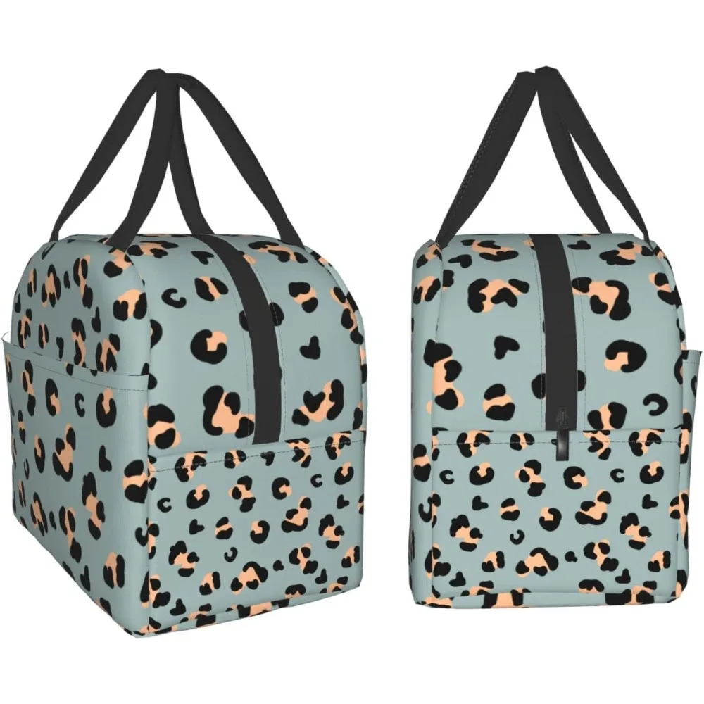 Leopard Print Cheetah Insulated  BagLeakproof  Bag for Adults Children Bag for Men Women Lunch Boxes Work Travel