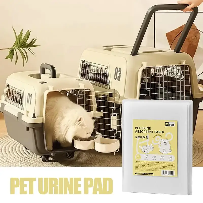 Puppy Pads 50 Sheets Puppy Pee Pads Super Absorbent Potty Pads Pet Urine Pad Non-woven Puppy Training Pads For Pet Cage  Car