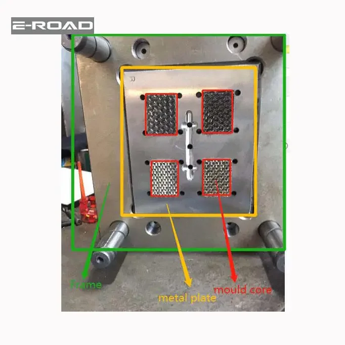 Metal Plastic Injection road stud reflector Molding reflective Injection mould core