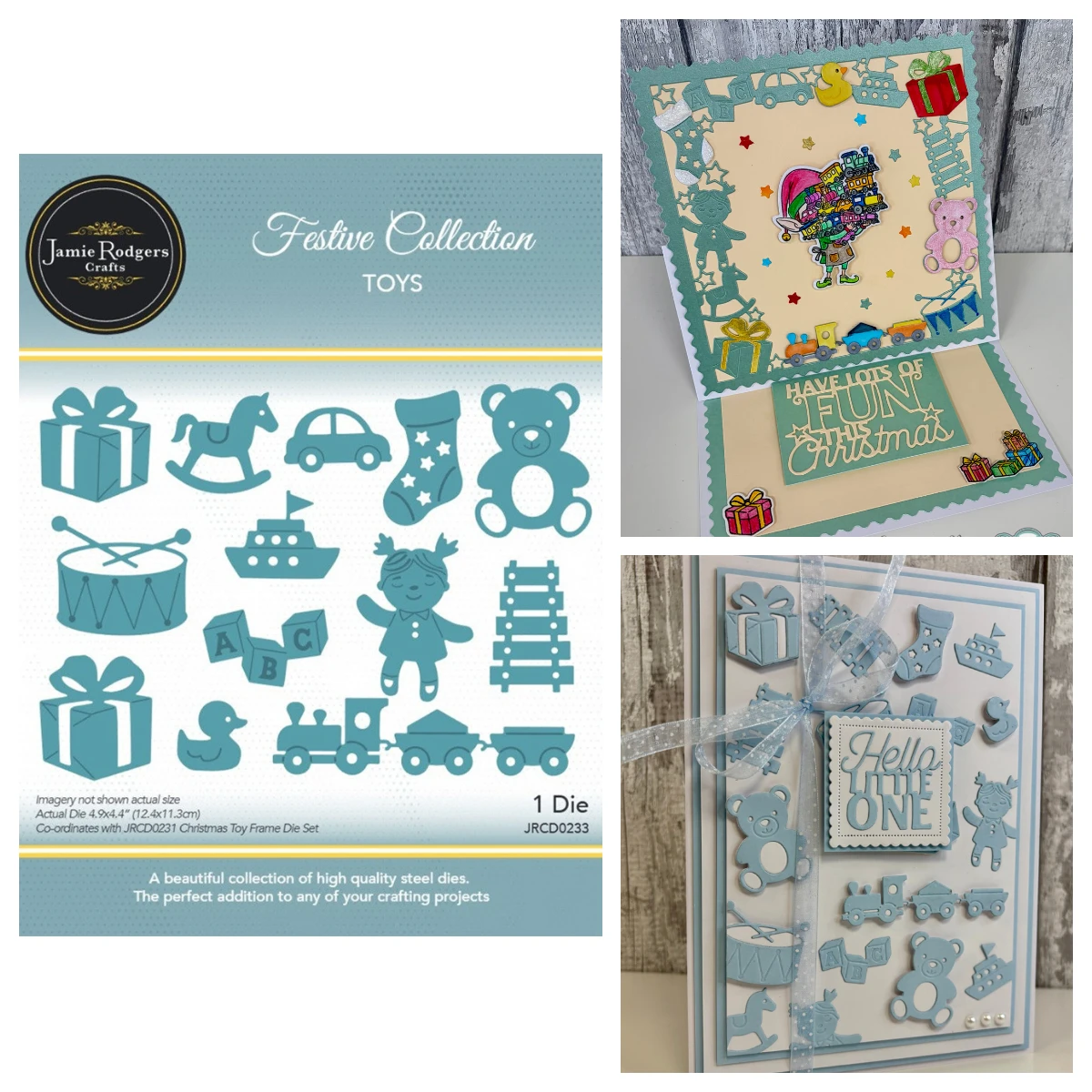 

Jamie Rodgers Crafts Toys Die Set Music Christmas Toy Frame Metal Cutting Dies Stamps for DIY Handmade Scrapbook June 2026 New