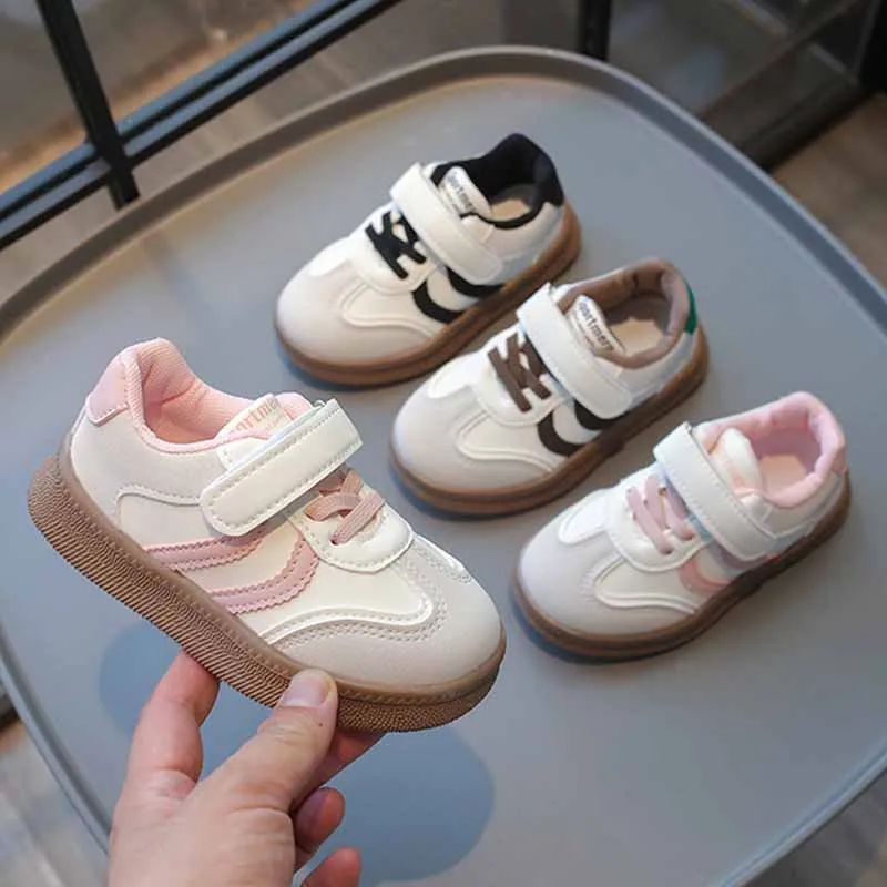 Children's Fashion Board Shoes Kid's New Low Top Soft Soled Forrest Gump Shoes Girl's Sports Shoes Breathable Casual Baby Shoes