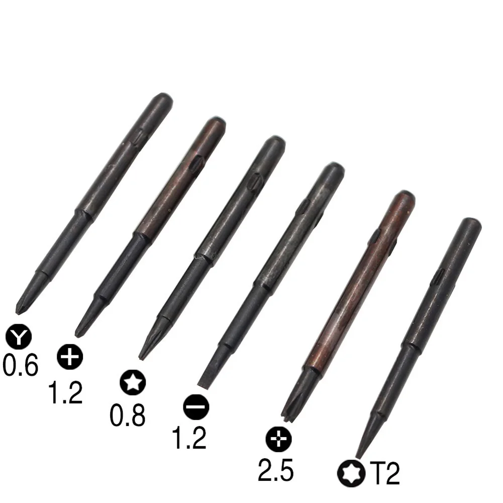 Set obeng reparasi, Set Obeng multifungsi 4 dalam 1 Bit panjang 40mm multifungsi