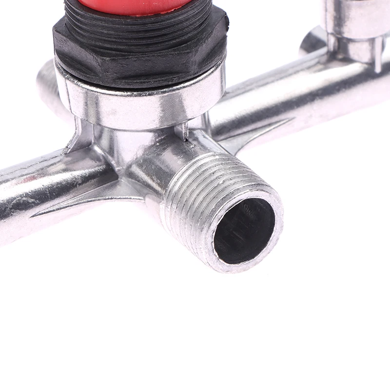 1PC Regulator Valve Fitting Part For Piston Air Compressor Regulator Valve Double Outlet Tube Air Compressor Switch Pressure