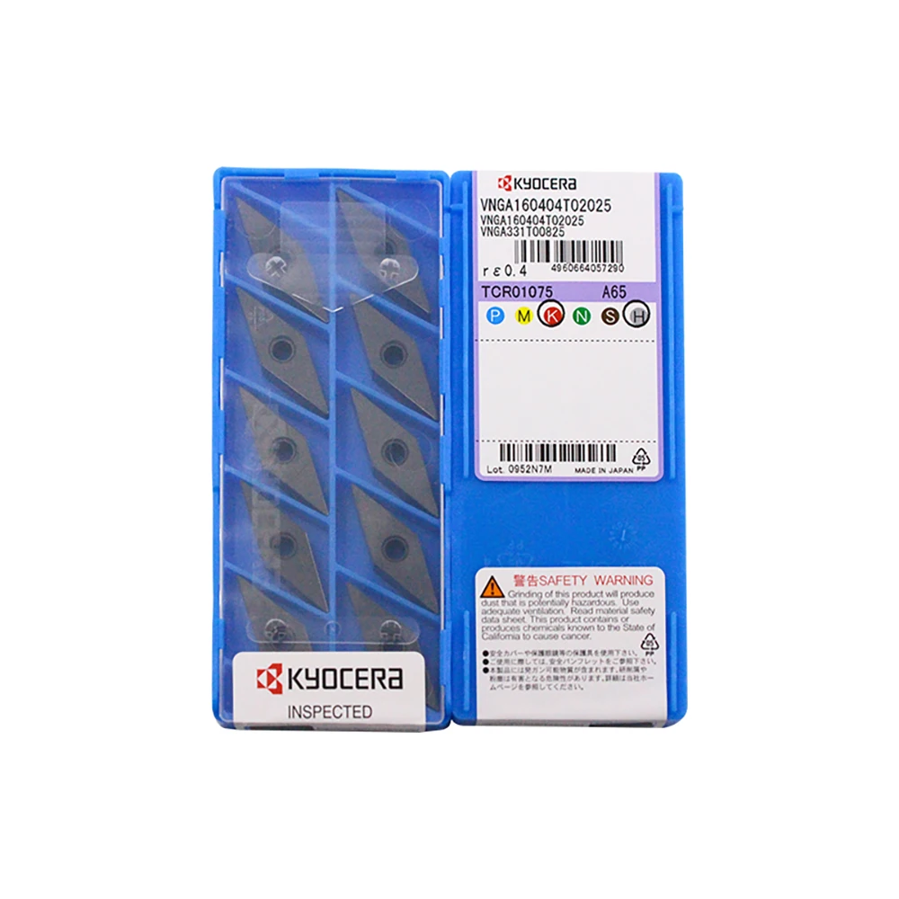 100% Original VNGA Ceramic Turning Inserts VNGA160404T02025 / VNGA160408T02025 / VNGA160412T02025, Grade A65