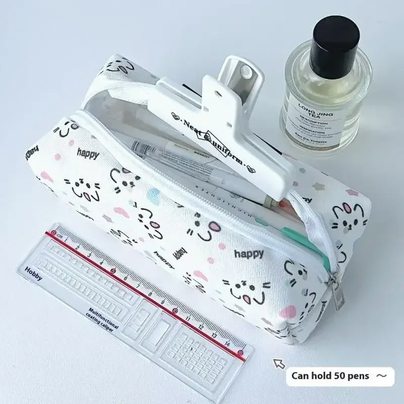 

Милый мультяшный щенок, кошка, пенал, большая вместительная сумка для хранения канцелярских принадлежностей, маленькая косметичка, школьные канцелярские принадлежности, студенческие подарки