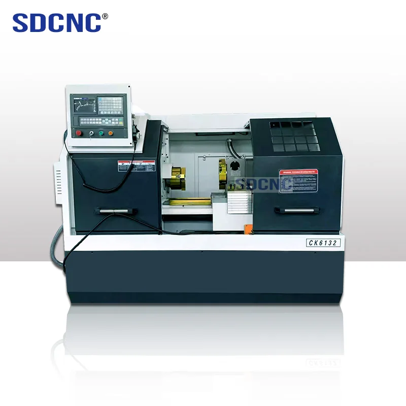 High speed cnc lathe machine CK6132 Automatic milling cnc machine