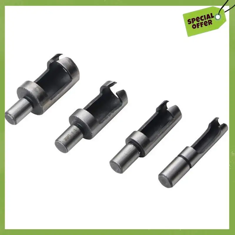 Classy-23Pcs Wood Plug Cutter Hexagonal Handle Five-Edge Chamfering Set Silver&Black&Gold