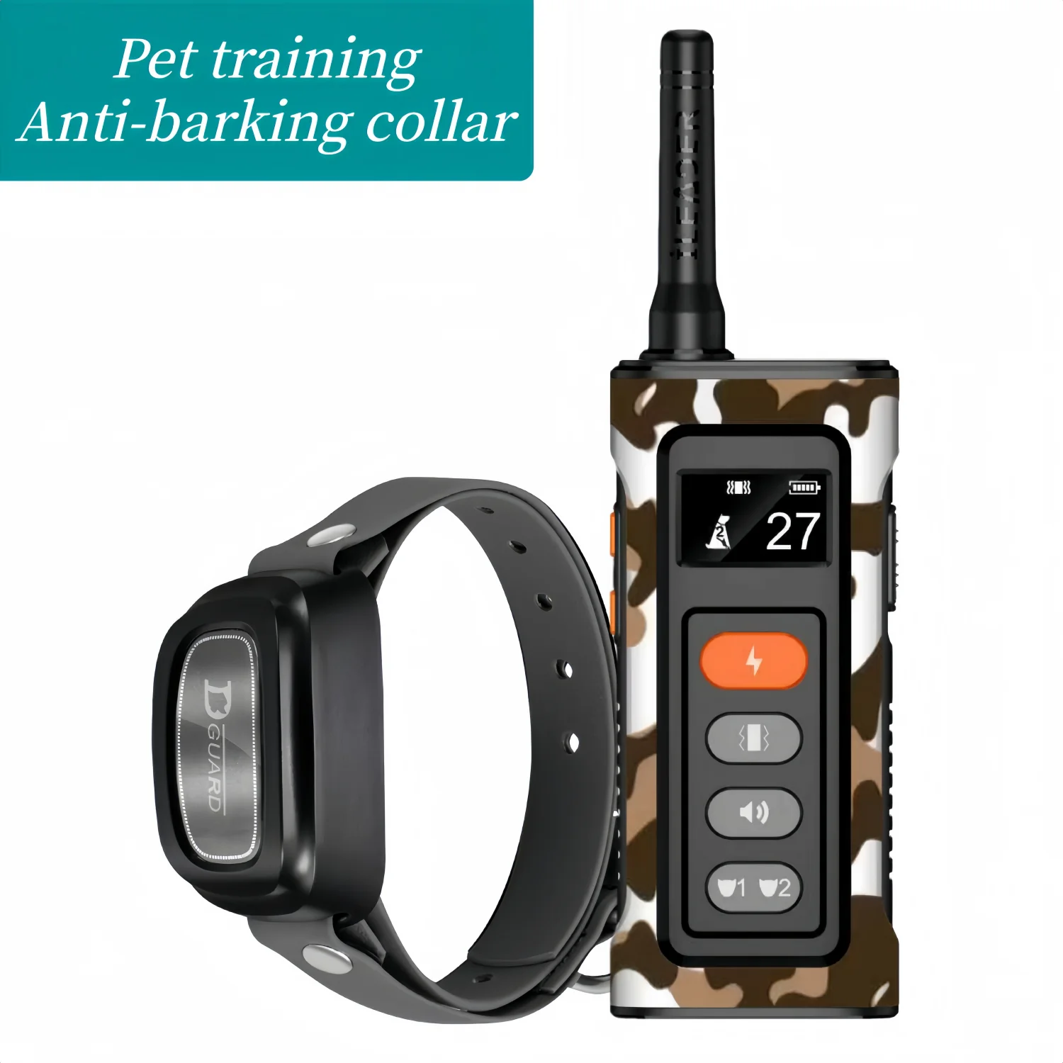 

Remote Control Waterproof Pet BehaviorFor 8-150lbs Puppy With Shock Vibration 3300Ft Electric Dog Training Collar for all dogs