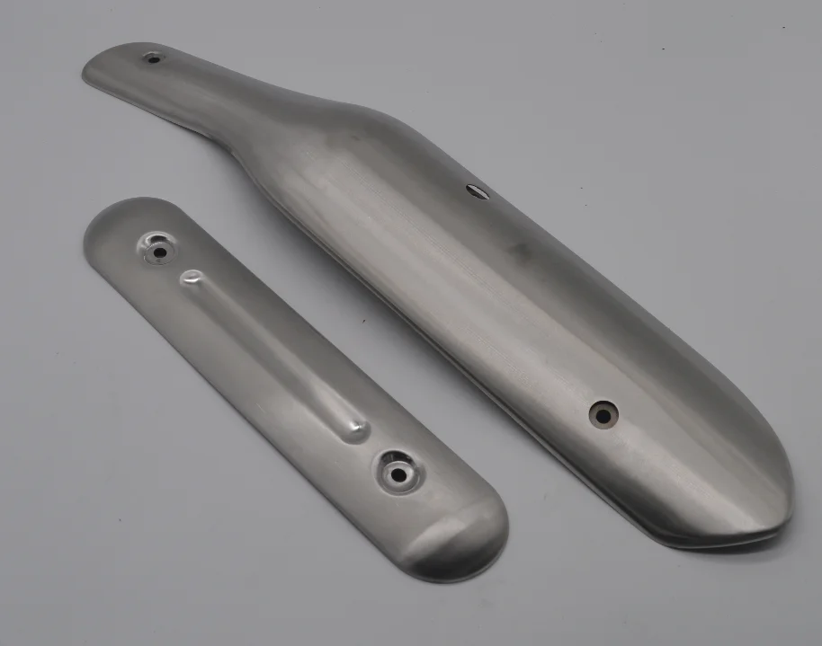 Motorcycle exhaust pipe escape de moto muffler cover protect for benelli Imperiale 400 vintage motorbike BJ400-8 imperial
