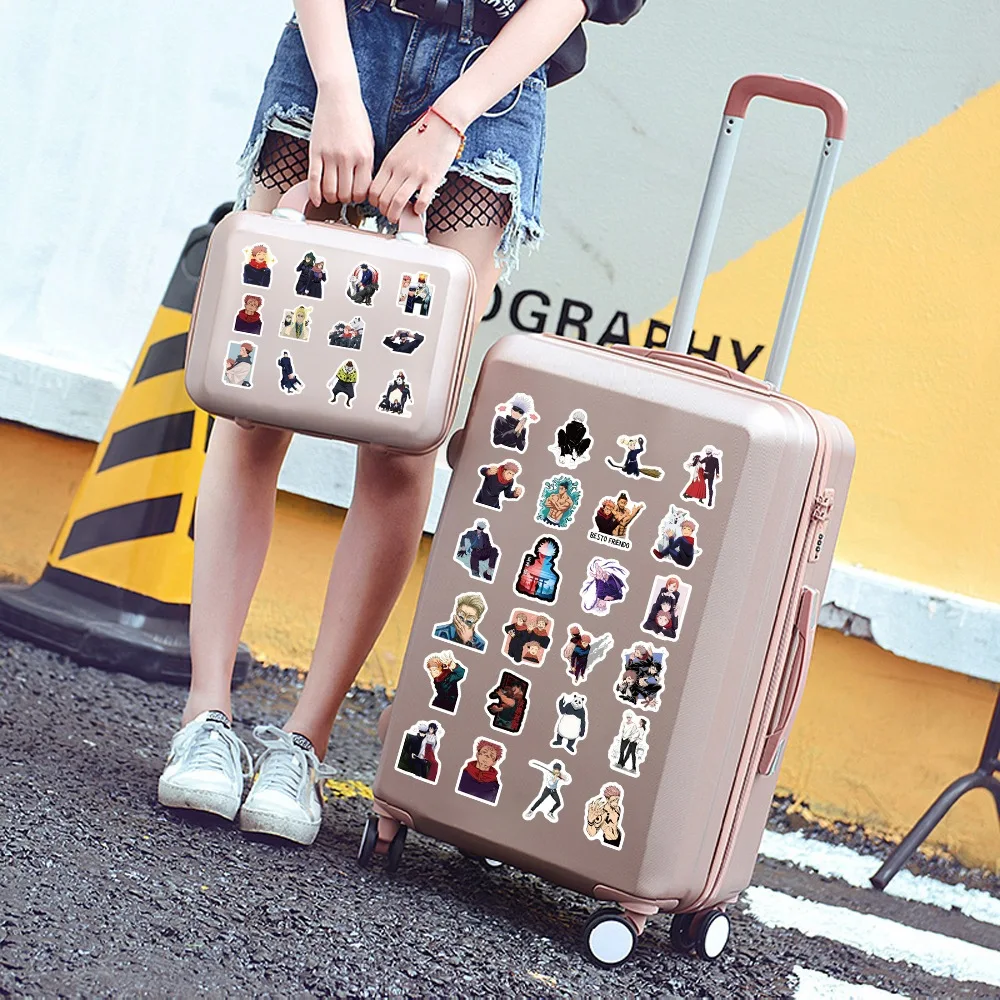 100 шт. новый стиль аниме дзюдзюцу кайсен граффити Итадори Юджи Сатору Годзё Оккотцу Юта наклейки для шлема велосипедные наклейки