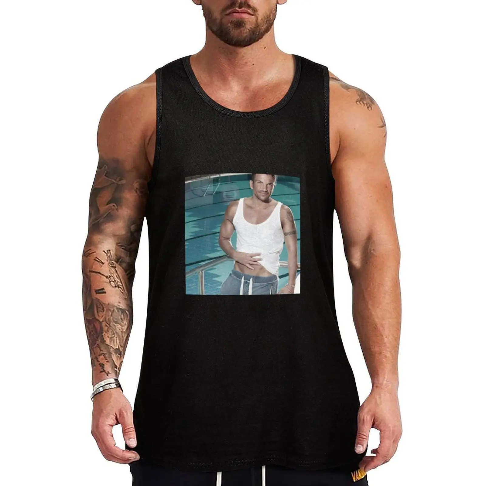 Peter Andre Tank Top Athletic Gym Tank Top Sleeveless Quick Dry Training