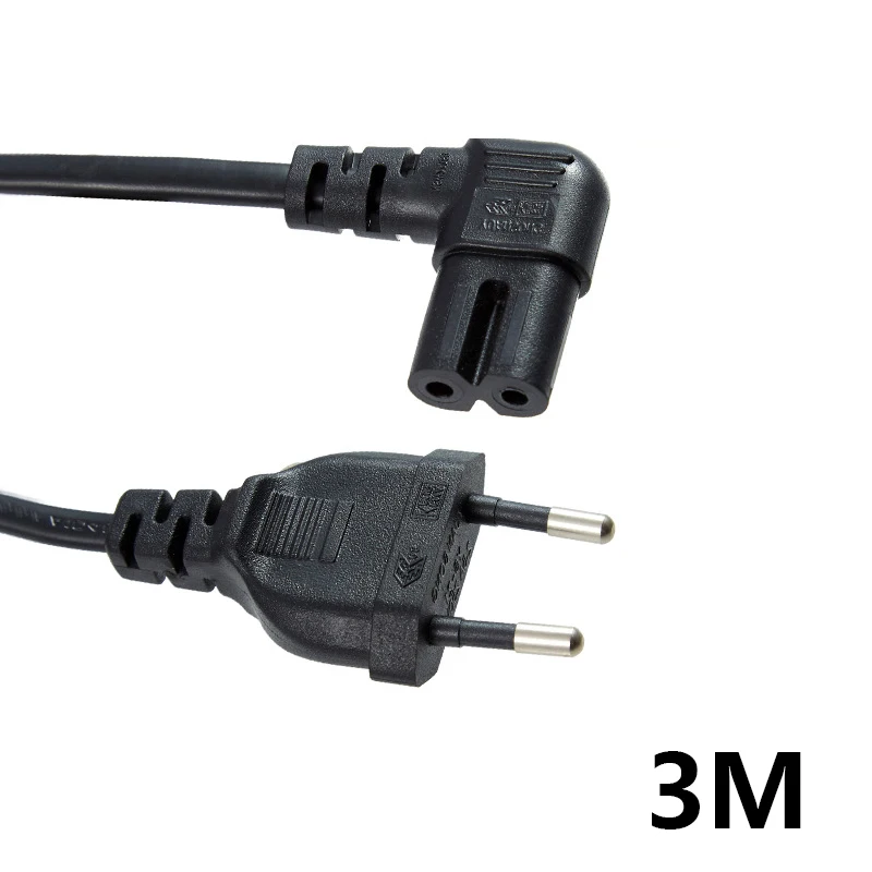 DelightFire 0,3–10 m EU-Verlängerungskabel C7 Stromkabel Abbildung 8 Eurostecker AC-Kabel für Samsung LG Sony TV Samsung Monitor Netzteil PS2 3 5