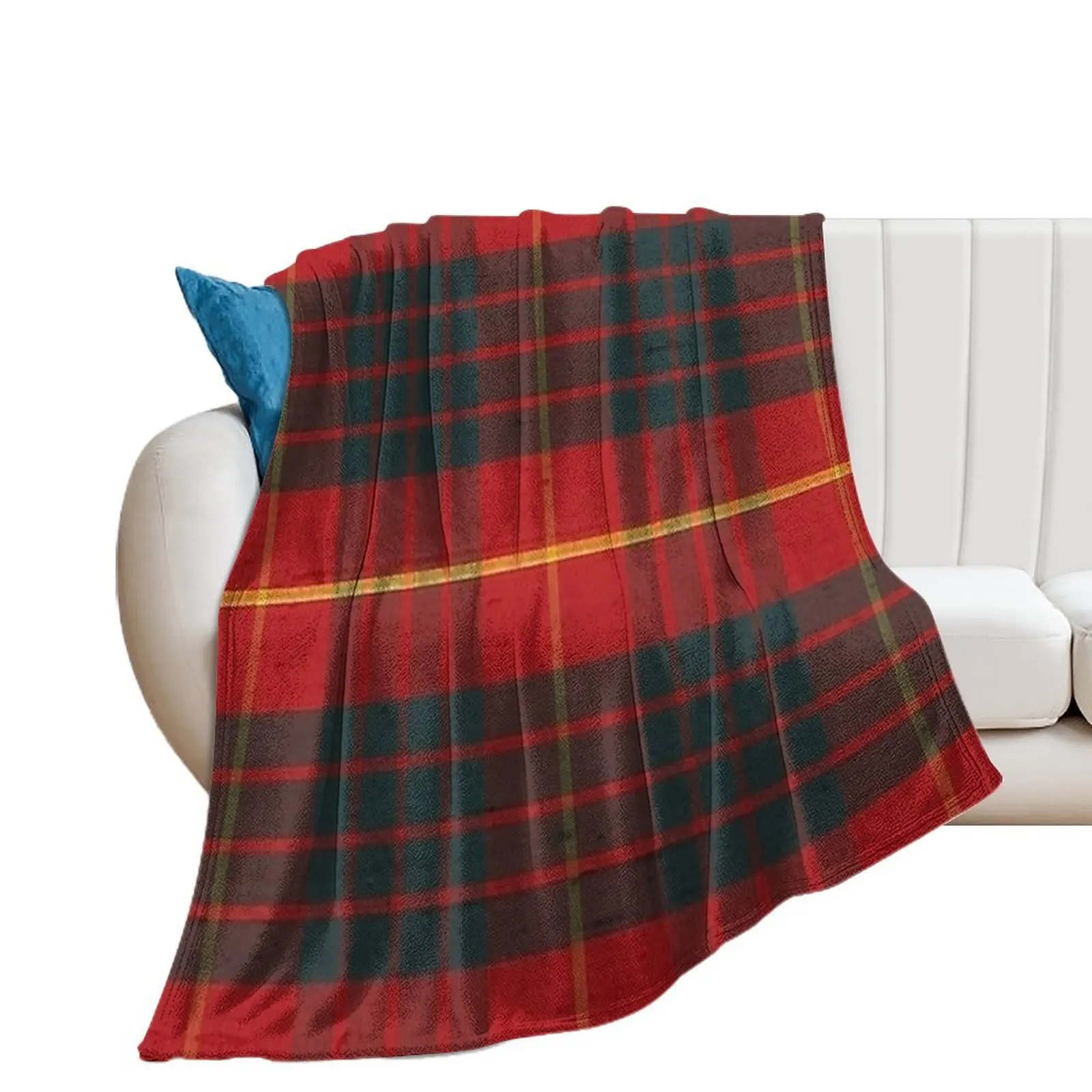 CAMERON CLAN RED-GREEN SCOTTISH TARTAN PLAID Throw Blanket Sleeping Bag For Decorative Sofa Thermal Retros Blankets