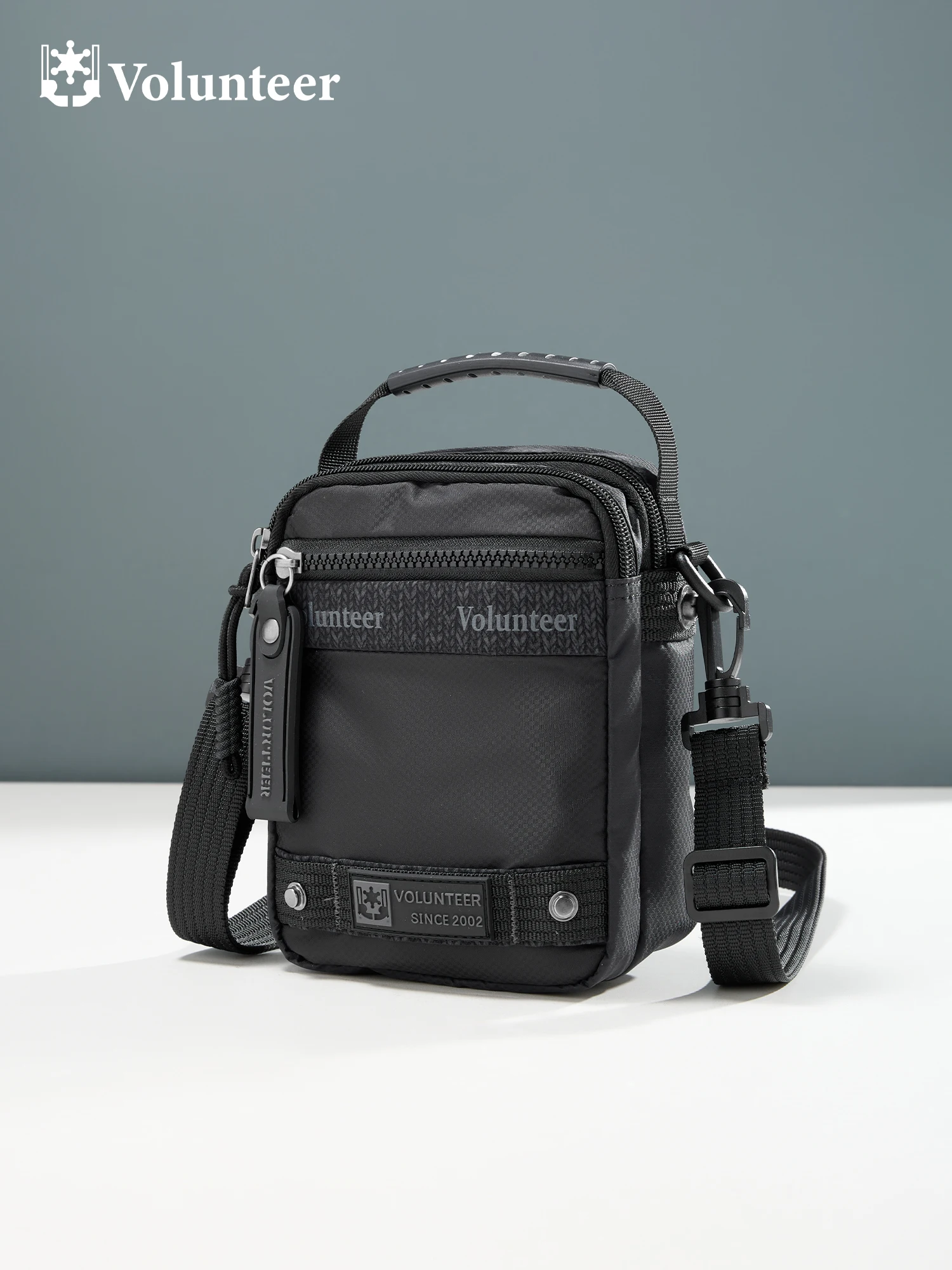 

Volunteer 1.4L Shoulder Crossbody Bags for Men Casual Waterproof Phone Small Bags Man Commuter Oxford Cloth Bag Male 1875-06