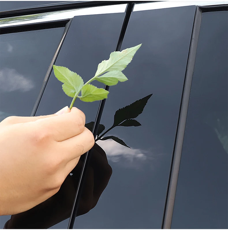 Für Toyota RAV4 XA50 2019 2020 2021 2022 2023 2024 2025 Hybrid Auto Säulenverkleidung Türfenster Zierleisten Aufkleber Zubehör – Detail 7
