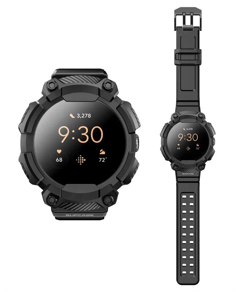 Sup case For Google Pixel Watch 3/2/1 Case 41mm (2024/2023/2022) ub pro robustes Schutz uhr gehäuse mit verstellbarem Armband – Detail 10