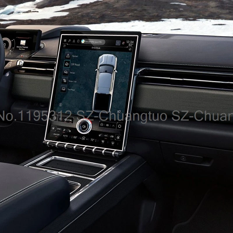 

Tempered glass screen protector For GMC Sierra EV 2024 2025 16.8inch car radio gps Navigation lcdScreen anti-scratch accessories