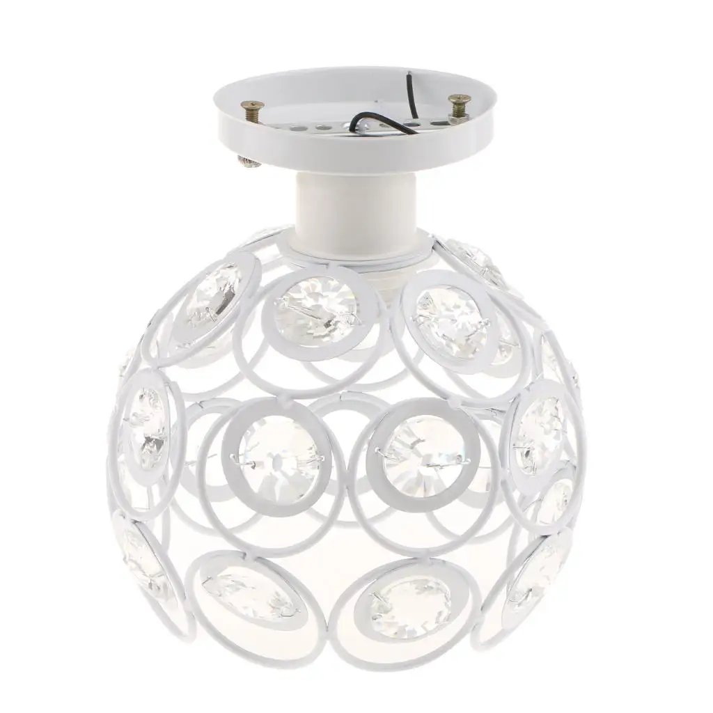 Elegant Floral Design Crystal Ceiling Light Cover Chandelier